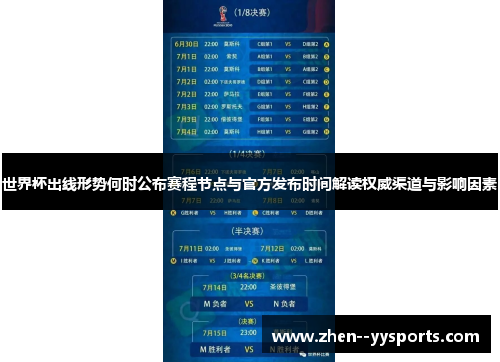世界杯出线形势何时公布赛程节点与官方发布时间解读权威渠道与影响因素 世界杯出线形势何时公布赛程节点与官方发布时间解读权威渠道与影响因素